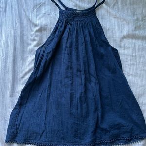 Banana Republic size medium navy blue halter tank top